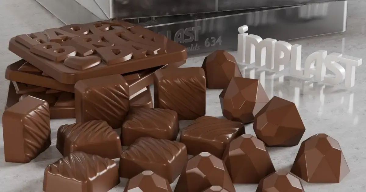 Profesyonel Çikolata Yapımı İçin Kalıplar
