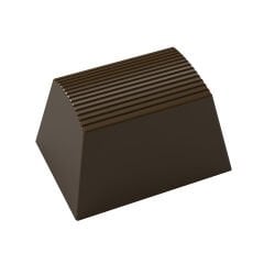 Rectangular   Praline   With   Fine   Lines   Chocolate   Mould   No:   991