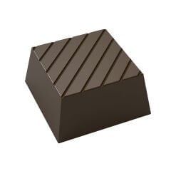 Çizgili Kare Pralin Çikolata Kalıbı No: 990