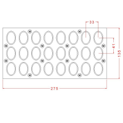 Transfer Chocolate Mould No: TM21