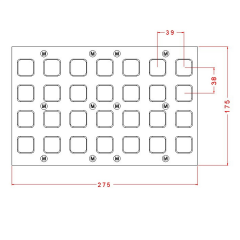 Transfer Chocolate Mould No: TM18