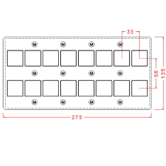 Transfer Chocolate Mould No: TM17