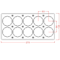 Transfer Chocolate Mould No: TM15