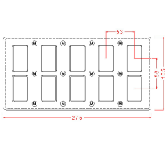 Transfer Chocolate Mould No: TM11