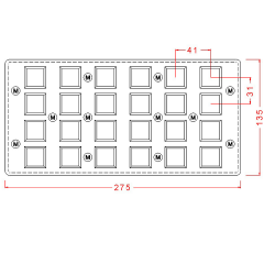 Transfer Chocolate Mould No: TM06