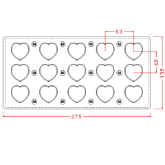 Transfer Chocolate Mould No: TM04