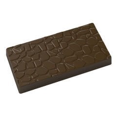 Stone Patterned Rectangle Praline Chocolate Mould No: 997