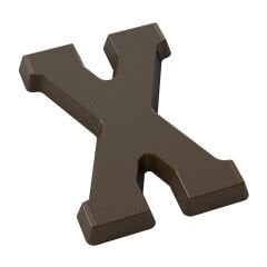 Letter X Chocolate Mould