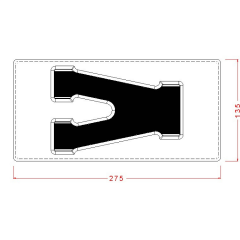 V Harfi Çikolata Kalıbı