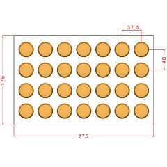 Round Praline Chocolate Mould No: 999