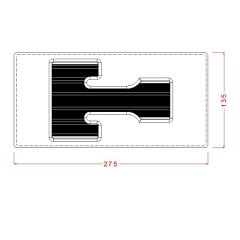 Letter T Chocolate Mould