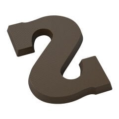 Reverse S Letter Chocolate Mould