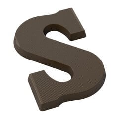 Letter S Chocolate Mould