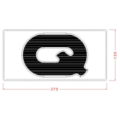 Letter Q Chocolate Mold