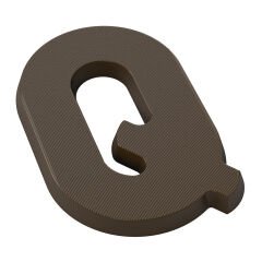 Letter Q Chocolate Mould