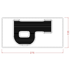 Letter P Chocolate Mould