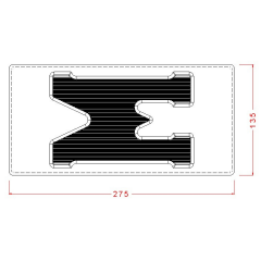 Letter M Chocolate Mould