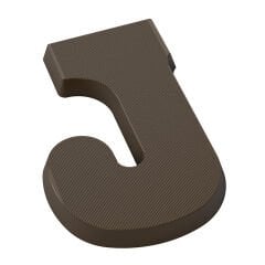 Letter J Chocolate Mould