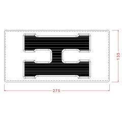 Letter H Chocolate Mould