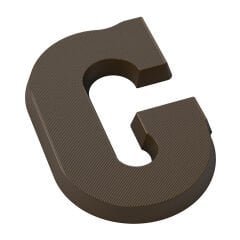G Harfi Çikolata Kalıbı