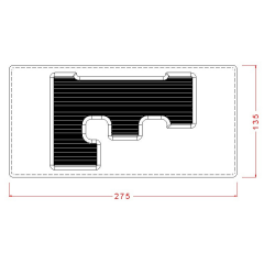 Letter F Chocolate Mould