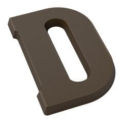 Letter D Chocolate Mould
