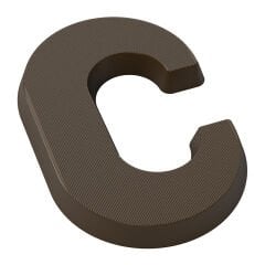 C Harfi Çikolata Kalıbı