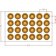 Round Praline Chocolate Mould No: 1024