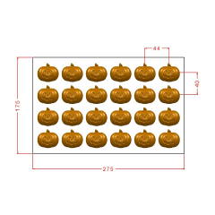 Pumpkin   Chocolate   Mould   No:   984
