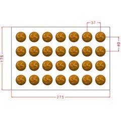 Yuvarlak Spesiyal Çikolata Kalıbı No: 1029