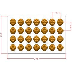 Fantasy Praline Chocolate Mould No: 1030
