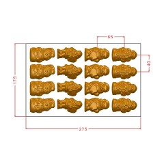 Christmas   Assortment   Chocolate   Mould   No:   980
