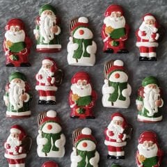 Yılbaşı Figürleri Çikolata Kalıbı No: 980