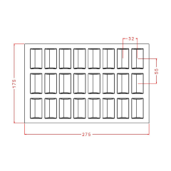 Yarım Silindir Çikolata Kalıbı No: 979