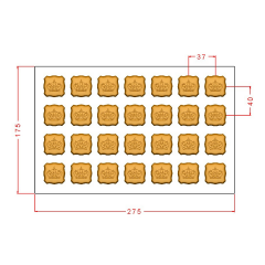 Taç Desenli Çikolata Kalıbı No: 977