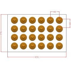 Sunflower Praline Chocolate Mould No: 1034