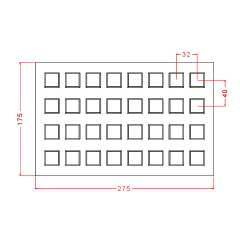 Kare Spesiyal Çikolata Kalıbı No: 975