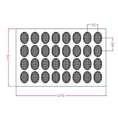 Hasır Elips Spesiyal Çikolata Kalıbı No: 971