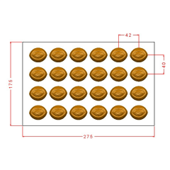 Badem Spesiyal Çikolata Kalıbı No: 969