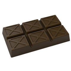 6-Piece Break- Up Tablet Chocolate Mould No: 1042