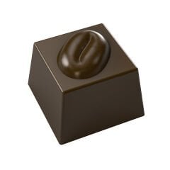 Square   Praline   With   Coffee   Bean   Chocolate   Mould   No:   968