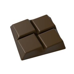 4 Tepeli Tablet Çikolata Kalıbı No: 1044