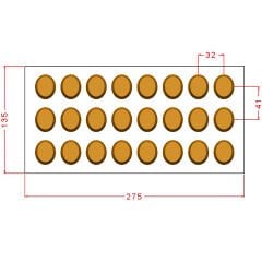 Elips Spesiyal Çikolata Kalıbı No: 1049