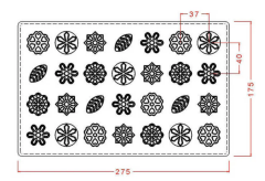 Karışık Desenli Çikolata Kalıbı No: 236