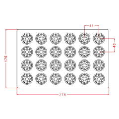 Round   Praline   Chocolate   Mould   No:   951
