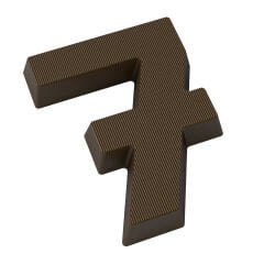 Large   Number   Seven   Chocolate   Mould   No:   949