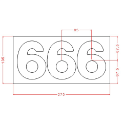 Large   Number   Six   Chocolate   Mould   No:   948