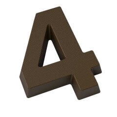 Large   Number   Four   Chocolate   Mould   No:   946