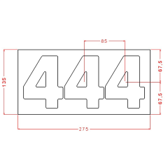 Large   Number   Four   Chocolate   Mould   No:   946