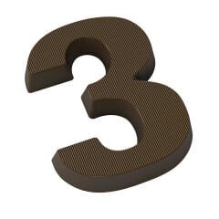 3 Rakamı Çikolata Kalıbı No: 945